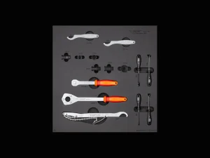 Fashion Trek Bikes Unior Production Bench Drawer - 5 Tool Tray Set Black
