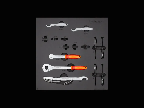 Fashion Trek Bikes Unior Production Bench Drawer - 5 Tool Tray Set Black