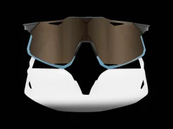 Discount Trek Bikes 100% Hypercraft Standard Lens Sunglasses Black/Gold