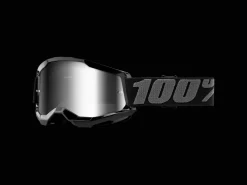 Cheap Trek Bikes 100% Strata 2 Mirror Lens Goggles Visibility Yellow/Red