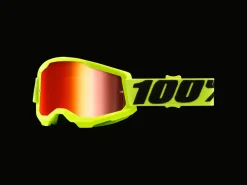 Cheap Trek Bikes 100% Strata 2 Mirror Lens Goggles Visibility Yellow/Red
