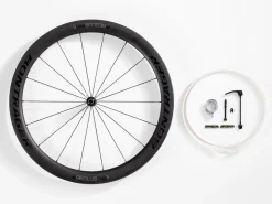 Cheap Trek Bikes Bontrager Aeolus Pro 5 TLR Road Wheel Black/Anthracite