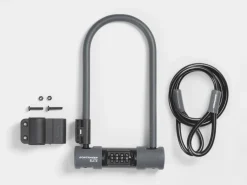 Online Trek Bikes Bontrager Elite Combo U-Lock with 4' Cable Black