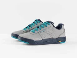 Best Trek Bikes Bontrager Flatline Women's Mountain Bike Shoe Gravel/Teal
