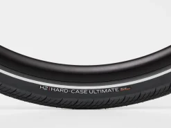 Hot Trek Bikes Bontrager H2 Hard-Case Ultimate Reflective Hybrid Tire Black/Reflective