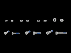 Hot Trek Bikes Bontrager Integrated Rear Kickstand Hardware Kit Silver