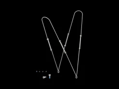 Discount Trek Bikes Bontrager NCS 55mm Fender Alloy Rear Strut Kit Grey