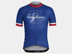 Fashion Trek Bikes Bontrager Pennsylvania State Cycling Jersey Blue