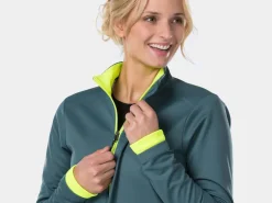 Best Sale Trek Bikes Bontrager Velocis Women's Subzero Softshell Cycling Jacket Battleship Blue
