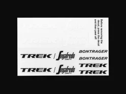Discount Trek Bikes Bontrager XXX WaveCel Trek-Segafredo Decal Set Black/White