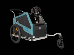 Discount Trek Bikes Burley Bark Ranger&trade; Pet Trailer Black/Dark Teal