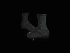 New Trek Bikes DeFeet Slipstream Strada Wool 6" Shoe Cover Charcoal