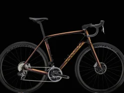 Cheap Trek Bikes Domane SLR 9 AXS Gen 4 Team Replica:Metallic Red Smoke to Blue Smoke Fade