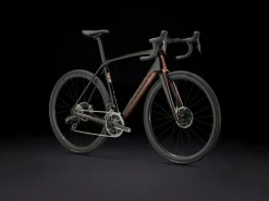 Cheap Trek Bikes Domane SLR 9 AXS Gen 4 Team Replica:Metallic Red Smoke to Blue Smoke Fade