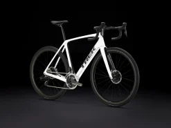 Cheap Trek Bikes Domane SLR 9 AXS Gen 4 Team Replica:Metallic Red Smoke to Blue Smoke Fade