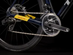 Cheap Trek Bikes Domane SLR 9 AXS Gen 4 Team Replica:Metallic Red Smoke to Blue Smoke Fade