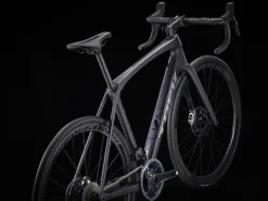 Cheap Trek Bikes Domane SLR 9 AXS Gen 4 Team Replica:Metallic Red Smoke to Blue Smoke Fade