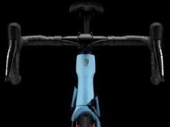 Cheap Trek Bikes Domane SLR 9 AXS Gen 4 Team Replica:Metallic Red Smoke to Blue Smoke Fade