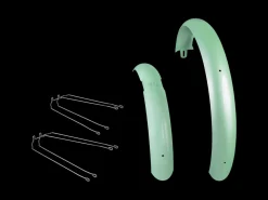 Discount Trek Bikes Electra Cruiser Lux 7D Step-Thru 24" Fender Set Sea Green Metallic