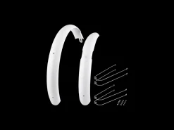Hot Trek Bikes Electra Cruiser Lux Fender Set Electra White