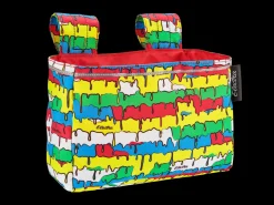 Online Trek Bikes Electra Graffiti Drip Handlebar Bag Blue/Light Red