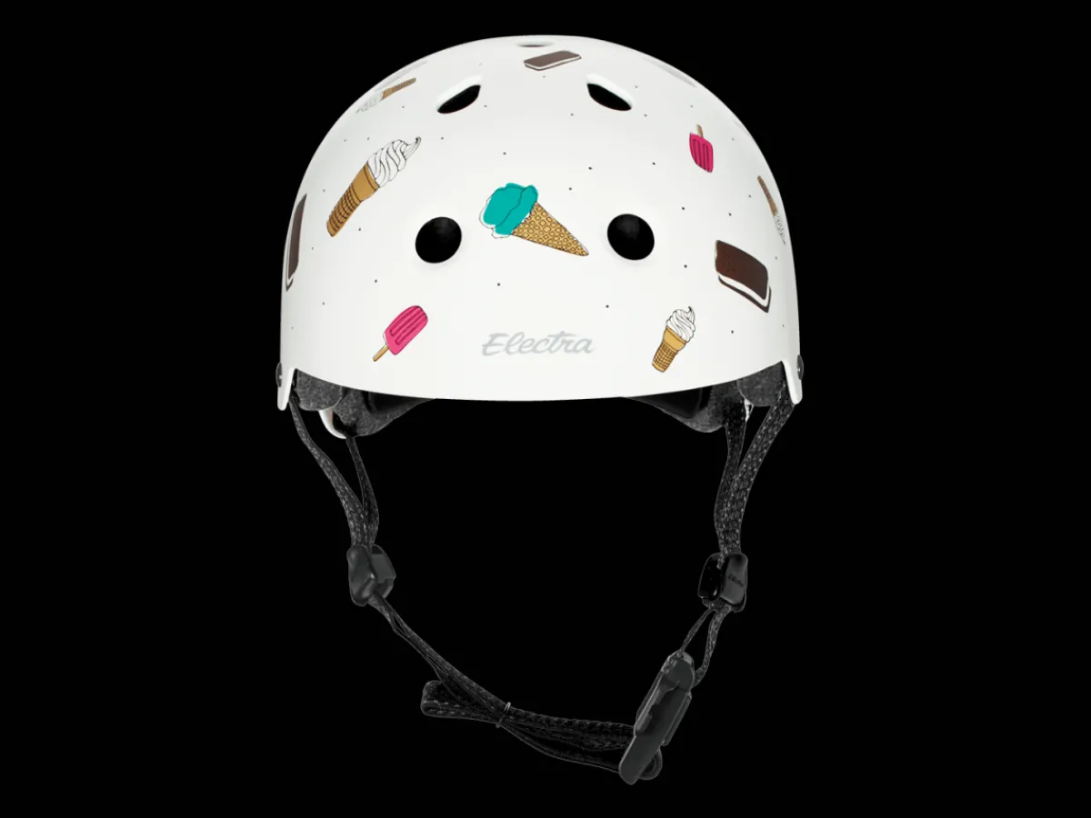 Best Sale Trek Bikes Electra Lifestyle Lux Soft Serve Graphic Helmet White/Teal