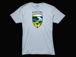 Cheap Trek Bikes Electra Men's Crest T-Shirt Light Blue