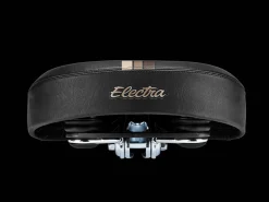 Shop Trek Bikes Electra Retro Stripe Elastomer Saddle Black