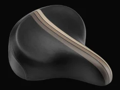 Shop Trek Bikes Electra Retro Stripe Elastomer Saddle Black