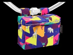 New Trek Bikes Electra Washi Handlebar Bag with Lid Dark Blue/Yellow