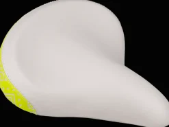 Shop Trek Bikes Electra Water Lily Cruiser Bike Saddle Cream/Visibility Yellow