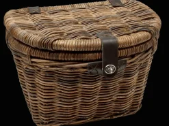 Clearance Trek Bikes Electra Woven Rattan Basket with Lid Natural