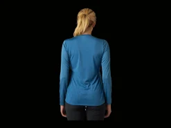 Clearance Trek Bikes Fox Racing LAB Head Ranger Women's Long Sleeve Mountain Bike Jersey Dark Blue