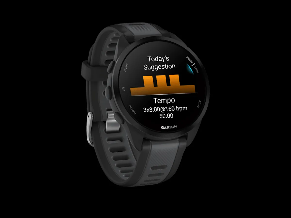 Clearance Trek Bikes Garmin Forerunner 165 Smartwatch Black