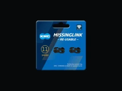 Cheap Trek Bikes KMC Missing Link DLC Reusable Chain Link Card of 2 Black