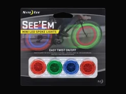 Best Trek Bikes Nite Ize See'Em Mini LED Spoke Lights Red/Green