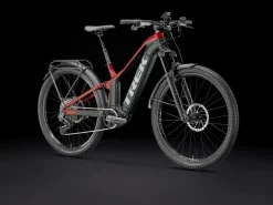 New Trek Bikes Powerfly FS 9 Equipped Gen 3 Lithium Grey/Crimson