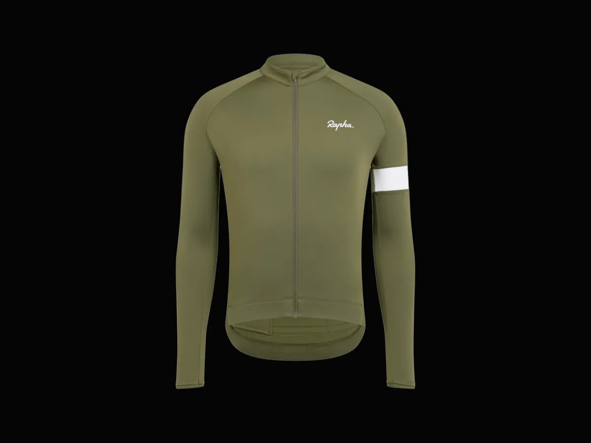 Cheap Trek Bikes Rapha Core Long Sleeve Cycling Jersey Black