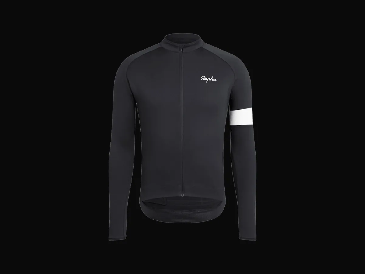 Cheap Trek Bikes Rapha Core Long Sleeve Cycling Jersey Black