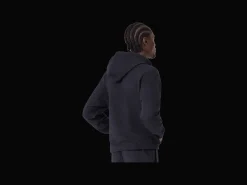 New Trek Bikes Rapha Cotton Hoodie Black