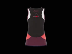 Outlet Trek Bikes Santini Ironman Audax Women's Triathlon Top Dark Purple/Dark Pink