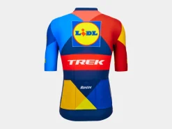 Store Trek Bikes Santini Lidl-Trek Replica Race Jersey Dark Blue/Yellow