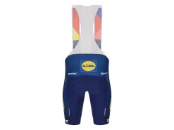 New Trek Bikes Santini Lidl-Trek Replica Race Bib Short Dark Blue/Yellow