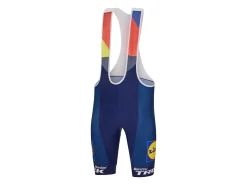 New Trek Bikes Santini Lidl-Trek Replica Race Bib Short Dark Blue/Yellow