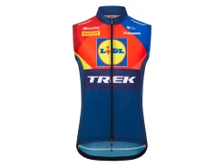 Online Trek Bikes Santini Lidl-Trek Replica Race Wind Vest Dark Blue/Yellow