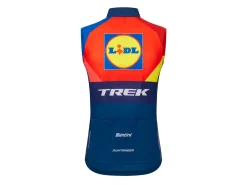 Online Trek Bikes Santini Lidl-Trek Replica Race Wind Vest Dark Blue/Yellow