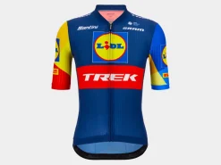 Best Trek Bikes Santini Lidl-Trek RSL Team Jersey Dark Blue/Yellow
