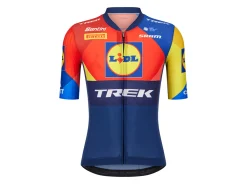 Sale Trek Bikes Santini Lidl-Trek RSL Team Jersey Dark Blue/Yellow