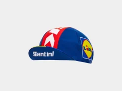 Online Trek Bikes Santini Lidl-Trek Team Replica Cycling Cap Dark Blue/Yellow