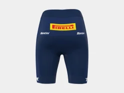 Shop Trek Bikes Santini Lidl-Trek Women's Replica Race Short Dark Blue/Yellow